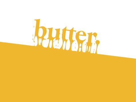 Butter Logo Design, Butter Logo, Butter Branding, Butter Concept Photo, Butter Ads, Butter Advertising, Amul Butter Advertisement, Butter Typography, Logo Bee