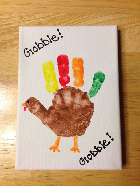 Handprint Art Thanksgiving, Baby Fall Handprint Crafts, Turkey Baby Handprint Art, Thanksgiving Handprint Turkey, Thanksgiving Turkey Handprint, Turkey Handprints Preschool, Handprint Turkeys For Toddlers, Baby Thanksgiving Handprint Crafts, Preschool Turkey Handprint Craft