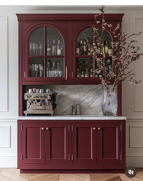 Ashley Stark, Home Bar Counter, Bedroom Wall Decor Ideas, Home Bar Cabinet, Bar Unit, Crockery Unit, Wine Kitchen, Wall Decor Ideas, Apartment Balcony Decorating