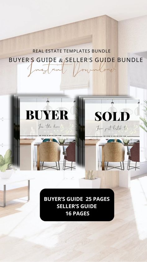 Real Estate Seller Guide and Home Buyer Guide Bundle Real Estate Marketing Home Seller Guide CMA Packet Listing Presentation Guide Canva - Etsy UK Estate Agent Branding, Real Estate Agent Branding, Canva Etsy, Real Estate Agent Marketing, Listing Presentation, Buyers Guide, Real Estate Marketing, Estate Agent, Real Estate Agent