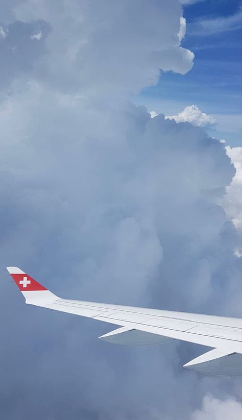 Swiss Airplane, Airplane View, Switzerland, Passenger, Flight, Aircraft, Travel, Quick Saves