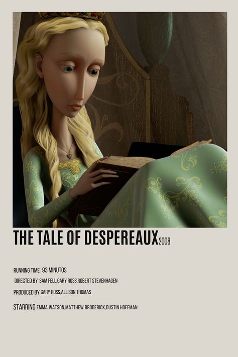 The Tale Of Despereaux Movie, The Tale Of Despereaux Art, The Tale Of Despereaux, Movie Recs, Romcom Movies, Film Recommendations, Movies To Watch Teenagers, Movie Hacks, Movie Recommendations