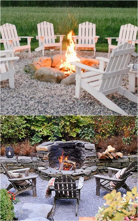 Backyard Fire Pit Designs, In Ground Fire Pit, Fire Pit Plans, Fire Pit Ideas, Outdoor Fire Pit Designs, Fire Pit Landscaping, Homesteading Diy, Cool Fire Pits, Fire Pit Furniture