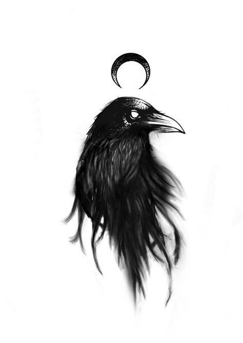 Cool Crow Tattoos, Raven Behind Ear Tattoo, Crow Cover Up Tattoo, Raven Collar Bone Tattoo, Crow Tattoo Neck, Crow Tatoos Woman, Small Crow Tattoo For Women, Black Crow Tattoo Design, Two Ravens Tattoo