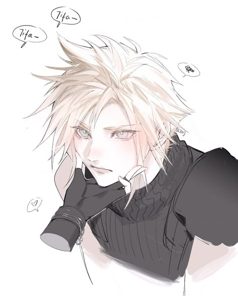 (1) DUOJ on X: "#FFVIIRebirth Cloud is so loud💞 https://t.co/qHSHuftM4V" / X Final Fantasy Sephiroth X Cloud, Cloud Ff7 Fan Art, Cloud Strife Cute, Cloud Final Fantasy Art, Cloud X Sephiroth, Cloud Fanart, Cloud Strife Fanart, Cloud Strife Art, Cloud Ff7