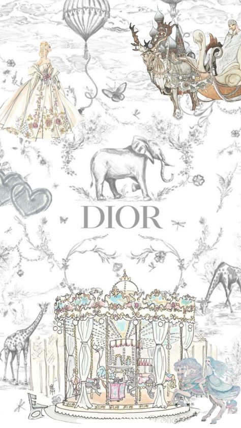 Dior Theme, Dior Wallpaper, Baby Print Art, Shopping Luxury, Disney Princess Artwork, Baby Dior, Black Phone Wallpaper, Baby Themes, Iphone Wallpaper Photos