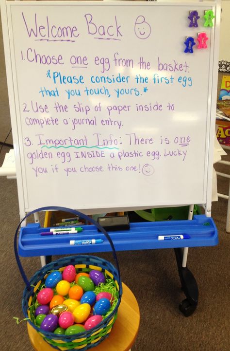 In 5th Grade with Teacher Julia: "Egg"cellent Review Basket: A fun way to incorporate a review of all skills taught 4th Grade Writing, 5th Grade Classroom, Classroom Fun, Utila, Teaching Writing, Future Classroom, Student Teaching, Elementary Education, Teaching Classroom