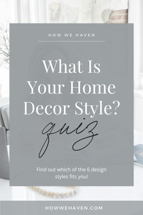 Are you unsure of what your own unique design style is? Our design style quiz is here to help! Answer a few simple questions about your tastes and preferences, and we'll guide you through discovering your own signature design style. Whether you're into farmhouse style, coastal style, or just want to learn a little bit more about different interior design styles, our quiz is the perfect way to get started! Different Interior Design Style Names, Types Of Houses Styles Interiors, Different Types Of Home Decor Styles, Home Decor Styles Quiz, What Is My Decorating Style Quiz, Decorating Styles Examples, Types Of Decor Styles Interior Design, What Is My Decorating Style, Design Styles