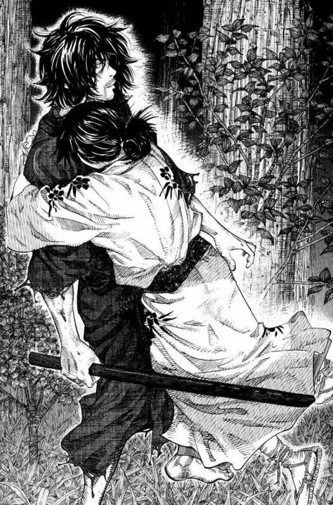 Takezo and Otsu Takehiko Inoue, Inoue Takehiko, Vagabond Manga, Best Friend Wallpaper, Miyamoto Musashi, Anime Wallpaper Phone, Samurai Art, Manga Artist, Good Manga