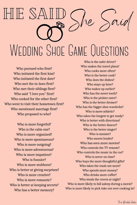 Shoe Game Questions, The Wedding Shoe Game, Wedding Shoe Game, 50 Questions To Ask, 50 Questions, Couple Photoshoot, First Kiss, Fun Cooking, How To Wake Up Early