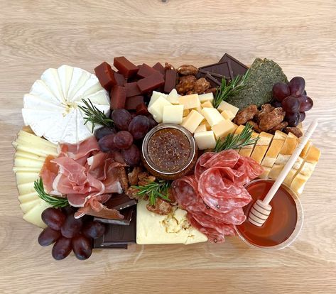 Meat Boards, Meat Gifts, Fruit Paradise, Fig Spread, Antipasto Platter, Dessert Platter, Meat Platter, Gourmet Cheese, Charcuterie Inspiration