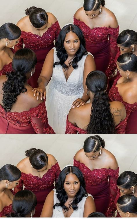 Maids Hairstyles, Bridesmaid Dresses With Long Sleeves, Maid Of Honor Hairstyles, Bridesmaid Dresses Red Long, African Bridesmaids, Dresses With Long Sleeves, Mermaid Long Bridesmaid Dresses, African Bridesmaid Dresses, Black Wedding Hairstyles