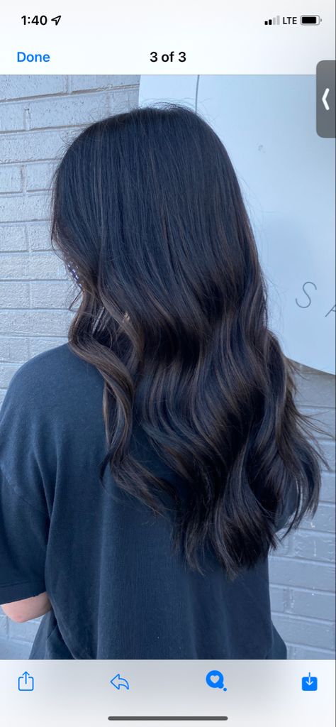 Dark Brown Hair With Low Lights Black, Dark Hair With Cool Tones, Black Hair With Subtle Balayage, Lighten Up Dark Hair, Black Hair Ash Brown Balayage, Black With Brown Balayage, Lightened Black Hair, Dark Ash Brown Balayage On Black Hair, Really Dark Brown Hair With Highlights