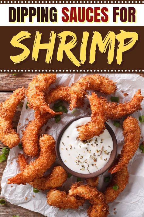 Try these tasty dipping sauces for shrimp to kick dinner up a notch. From cocktail to soy ginger to garlic butter, these sauces are bound to be a hit. Easy Sauce For Shrimp, Sauce For Breaded Shrimp, Dip For Shrimp Sauce Recipes, Panko Shrimp Dipping Sauce, Breaded Shrimp Dipping Sauce, Dipping Sauce For Grilled Shrimp, Fried Shrimp Sauce Recipes, Breaded Shrimp Sauce, Popcorn Shrimp Sauce