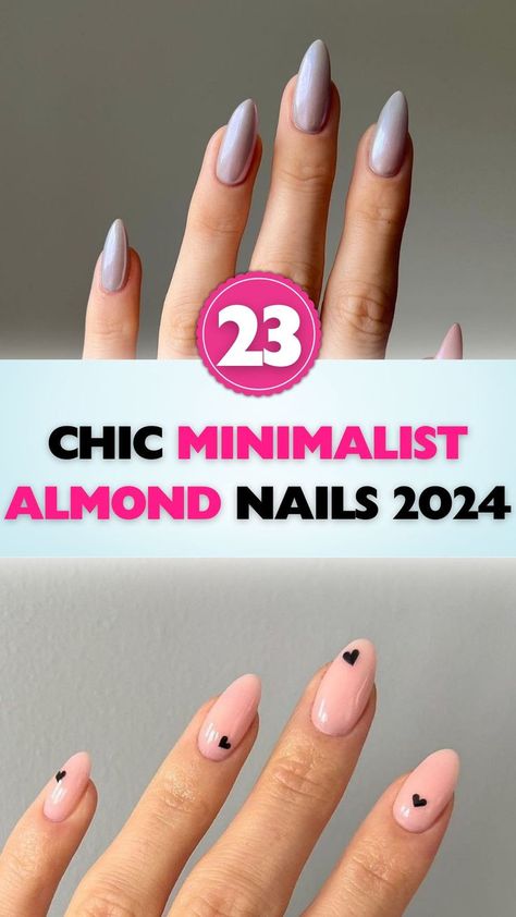 Upgrade your nail game with these chic and minimalist almond nail ideas. Boho Almond Nails Designs, Simple Cute Nail Designs Almond, Almond Gel X Nail Designs, Minimalist Almond Nails, Almond Dip Nails, Almond Nail Ideas, Natural Nail Shapes, Classy Almond Nails, Rounded Acrylic Nails