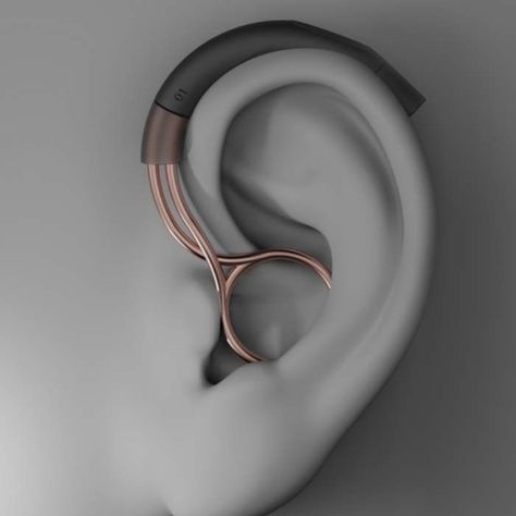 Alice Turner’s Bold Concept for The Future of Hearing Aids Hearing Aid Design, Concept Development, Wearable Device, Hearing Aids, Design Process, Book Design, Helping People, Concept Design, Behind The Scenes