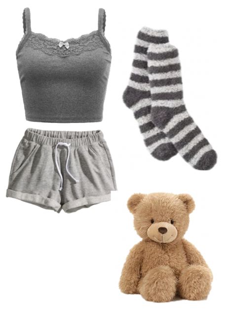 Bedtime Outfits Cute, Sleep Over Outfit, Pjamamas Outfit Y2k, Cute Night Outfits Sleep, Asthmatic Outfits, Aesthetic Pj Outfits, Outfit For Sleep, Swedish Clothes, Pajama Fits