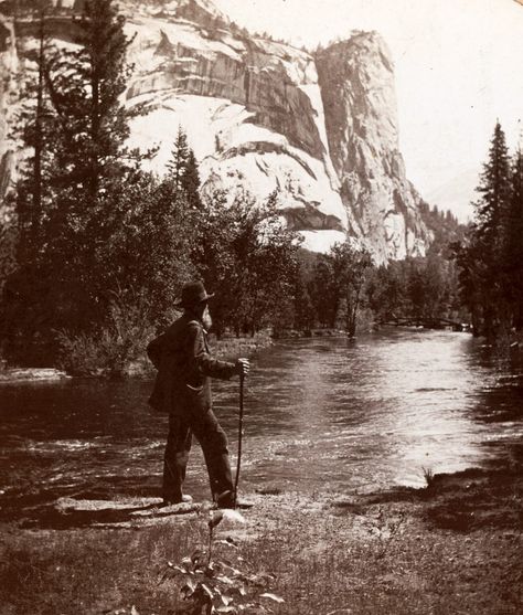 John Muir on Holding Your Breath in Civilization and Exhaling in Nature | The Art of Manliness Pure Air, Art Of Manliness, John Muir, Yosemite National, Yosemite National Park, Campfire, In Nature, Photographic Prints, The Mountain