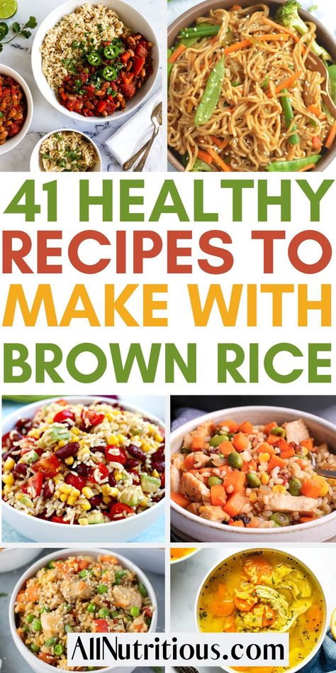 Fuel your meal prep with our top lunch and dinner recipes using brown rice. Get inspired by our casserole recipes for dinner, stir frys and so much more. Discover how brown rice can transform your everyday healthy meal plan. Immerse in a healthy journey full of vibrant vegetables, lean proteins, and divine flavors. Vegetable Brown Rice, Savory Brown Rice Recipes, Meal Prep Brown Rice, Dinners With Brown Rice, Brown Rice Meal Prep Ideas, What To Eat With Brown Rice, Brown Rice Recipes For Diabetics, Brown Rice Healthy Recipes, Heart Healthy Rice Recipes