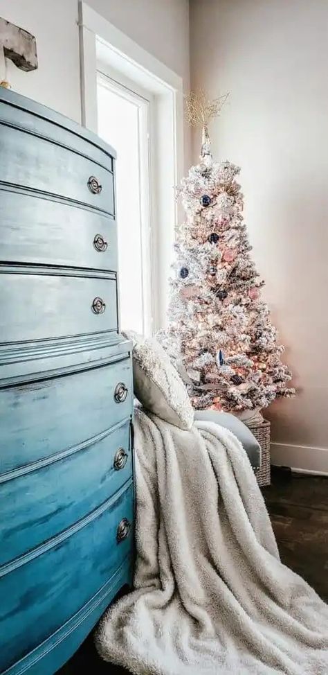 Christmas Tree Placement Ideas - Truemans Treasures Christmas Tree Placement, Tree Placement, Primitive Tree, Charlie Brown Tree, Slim Tree, Pencil Trees, Tinsel Tree, Oh Christmas Tree, Family Ornaments