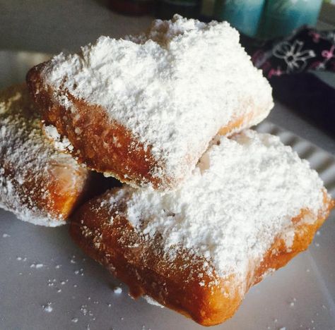 5 Places to Celebrate Mardi Gras in Denver | 5280 Bigne Recipe, Beignets Recipe Easy, Beignet Recipe, Active Dry Yeast, Dessert Tray, Kitchen Cafe, Bourbon Street, Breakfast Dishes, Beignets