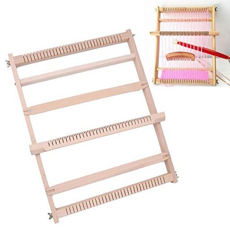 Diy Knitting Machine, Tapestry Knitting, Weaving For Kids, Weaving Machine, Weaving Loom Diy, Wool Knitting, Weaving Loom, Knitting Machine, Wooden Hand