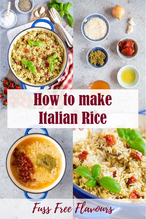 Italian Rice And Beans, How To Flavour Rice, Italian Rice Recipes Simple, Italian Baked Rice Recipes, Portuguese Tomato Rice Recipe, Cooking Basmati Rice On Stove, Italian Rice Dishes, Best Rice Recipe, Rice Maker