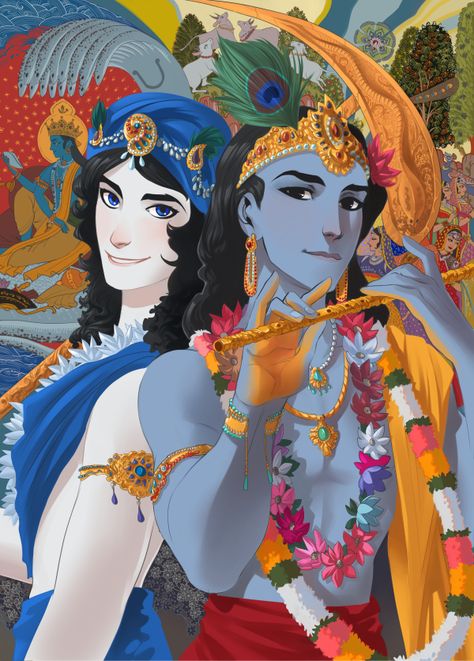 Hey, my name is Phobs,I'm a comics artist and this is blog for my drawings,sketches and other stuff... Ram Krishna, Krishna Drawing, Shree Krishna Wallpapers, Krishna Statue, Vedic Art, Hinduism Art, Hindu Mythology, Lord Krishna Wallpapers, Shiva Art