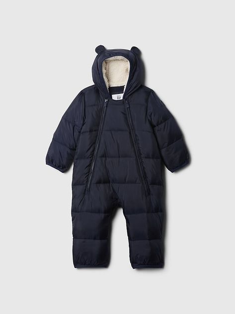 Saw this on Gap: Baby Snow, Baby In Snow, Baby Bunting, Winter Gear, Bear Ears, Month Colors, Snow Suit, Dark Night, Toddler Gifts