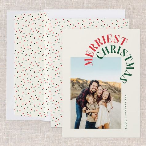 Rounded Merry Holiday Card Personalized Christmas Cards, Photo Christmas Cards, Christmas Cards Photo, Holiday Cards Photo, Personalised Christmas Cards, Photo Christmas, Create Photo, Birth Announcements, Christmas Photo Cards