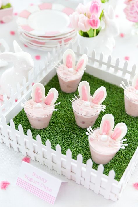 Home Decor For Small Spaces, Yoghurt Recipe, Bunny Theme, Bunny Birthday Party, Easter Bunny Cake, Bunny Baby Shower, Bunny Party, Bunny Birthday, Bunny Cake