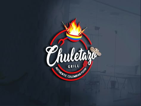 Bbq Restaurant Logo, Bbq Grill Logo, Logo Infinity, Hotel Logo Design, Space Restaurant, Grill Steak, Grill Logo, Food Bbq, Logo Creator