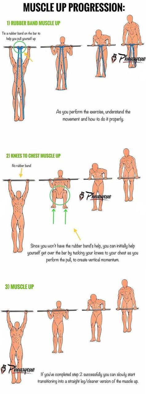 Muscle Up Progression, Fitness Studio Training, Trening Sztuk Walki, Trening Fitness, Muscle Up, Calisthenics Workout, Workout Chart, Trening Abs, Gym Workout Tips