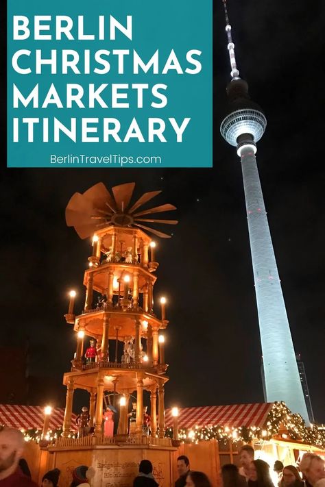 This Berlin Christmas Markets itinerary will help you maximize your time by getting you to a bunch of Christmas markets plus some sightseeing. Berlin Market, Berlin Christmas Market, Berlin Christmas, Christmas Markets Germany, Berlin Hotel, Germany Poland, East Side Gallery, Berlin Travel, German Christmas Markets