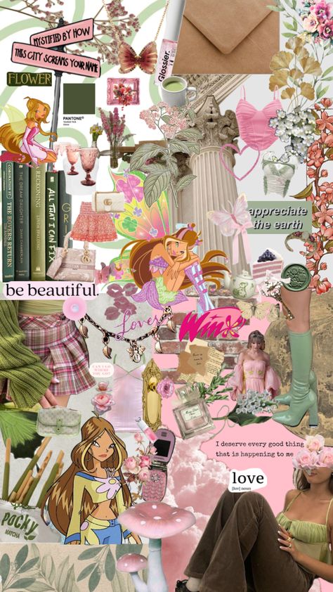 flora from winx club #flora #florawinxclub #florawinx #cottagecore #nature #winxclub #winx #aesthetic Flora From Winx Club, Winx Club Flora, Winx Aesthetic, Cottagecore Nature, Fairy Garden Birthday Party, Aesthetic Shuffles, Magazine Collage, Clubbing Aesthetic, Comic Art Girls