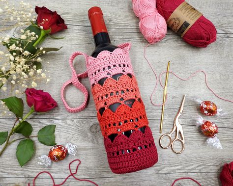 Crochet Wine Holder, Crochet Wine Accessories, Crochet Water Bottle Bag, Crochet Wine Bottle Holder, Crochet Wine Bag, Crochet Wine Bottle Carrier, Bottle Crochet Bag, Wine Crochet Bag, Water Bottle Holder Crochet