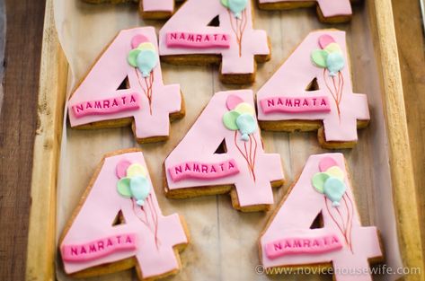 Number Cookies, Shaped Sugar Cookies, Biscuit Decoration, Peppa Pig Birthday Party, Sugar Cookie Royal Icing, Surprise Surprise, Decorated Sugar Cookies, Fondant Cookies, Peppa Pig Birthday