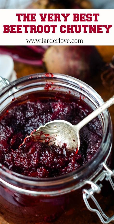 Beet Chutney, Beetroot Chutney Recipe, Beetroot Relish, My Recipe Book, Beetroot Recipes, Relish Recipes, Beetroot Salad, Beet Recipes, Chutney Recipe