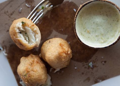 The 21 Best Things to Eat in New Orleans - PureWow Crab Beignets Recipe, Crab Beignets, Beignet Recipe, Whole Roasted Cauliflower, Crab Recipes, Fresh Salsa, Blue Crab, Crab Meat, Beignets