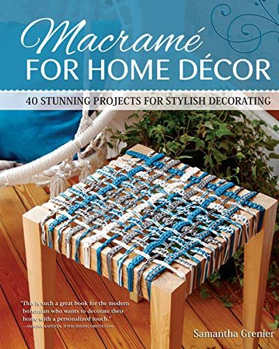 Macrame for Home Decor: 40 Stunning Projects for Stylish ... https://smile.amazon.com/dp/1565239512/ref=cm_sw_r_pi_dp_U_x_wQY5CbX9HFEN2 Essential Knots, Modern Bohemian Decor, Knots Guide, Macrame Home Decor, Makramee Diy, Diy Plant Hanger, Chic Rug, Plant Hangers, Modern Macrame