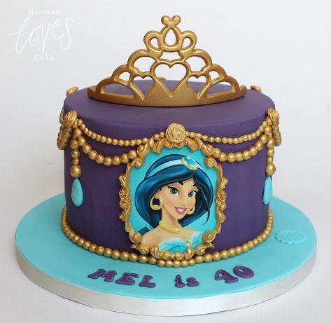 jasmine 40th cake | A Jasmine princess cake for Mel's 40th! | Hannah Loves Cake | Flickr Jasmin Cake, Princess Jasmine Cake, Jasmine Cake, Jasmine Princess, 40th Cake, Princess Cake, Princess Jasmine, Love Cake, Cake