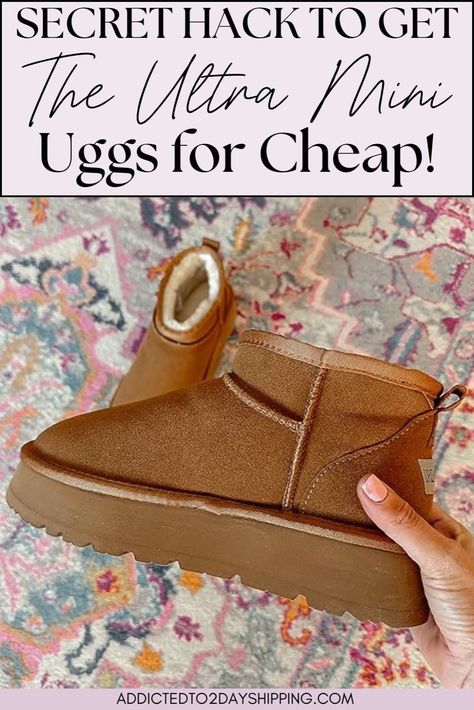 Upgrade your winter wardrobe with the Uggs Ultra Mini, the cheap way to get this trendy Women's Shoe. Learn how to style your Uggs Outfit Winter and discover where to find these fashionable boots at a bargain. Enjoy cozy style and savings with our ultimate guide. Uggs Ultra Mini, Uggs Outfit Winter, Ultra Mini Uggs, Mini Uggs, Uggs For Cheap, Trendy Womens Shoes, Ugg Mini, Uggs Outfit, Fashion Tutorial