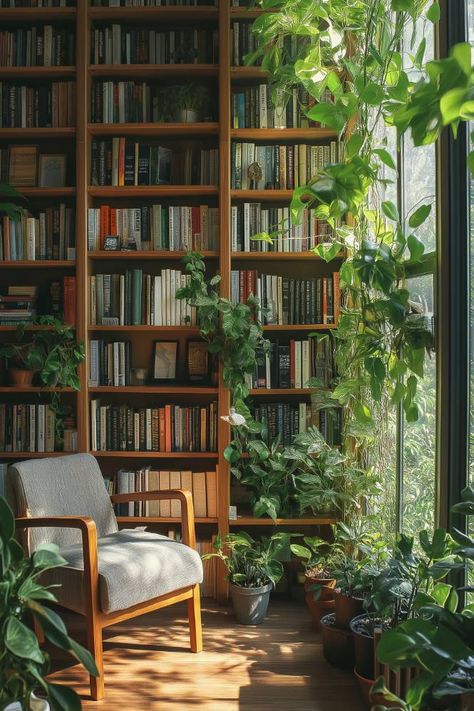 Home Office Archives – Hello Hayley Green Wall Library, Green Study Room, Home Library Aesthetic, Library Room Ideas, Vintage Home Library, Home Library Ideas, Green Library, Cozy Library, Library Office