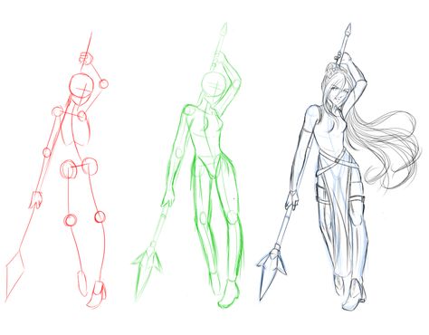 Holding Spear, Pose Ref, Animation Storyboard, Drawing Body Poses, Characters Inspiration Drawing, Body Reference Drawing, Poses References, Character Poses, Figure Drawing Reference