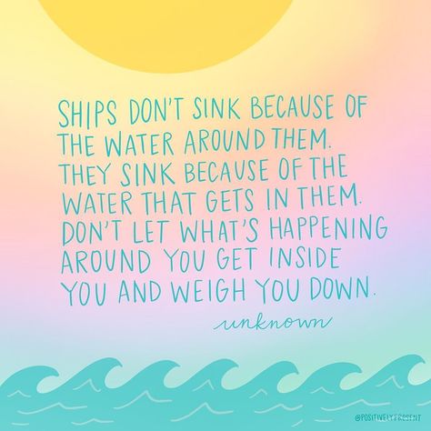 Make your own sunshine and keep that negativity out of your boat! Make Your Own Sunshine, Thought Pictures, Recovery Quotes, Word Up, August 10, A Way Of Life, Wonderful Words, Quotable Quotes, Journal Prompts