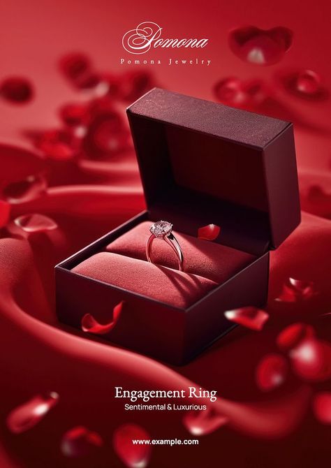 Engagement ring poster template | premium image by rawpixel.com / north Christmas Moodboard, Jewellery Advertising, Jewel Design, Jewellery Photography Inspiration, Creative Jewelry Photography, Jewellery Photography, Product Shoot, Roses Flower, Jewelry Photoshoot