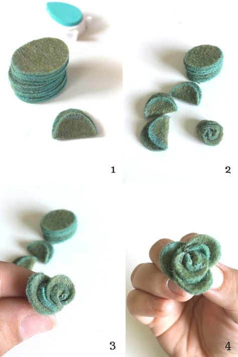 EASY FELT SUCCULENTS WITH THE CRICUT MAKER | EVERYDAY JENNY Succulent Diy, Cricut Gifts, Felt Succulents, Felt Flowers Diy, Teen Programs, Plant Crafts, Flower Wreaths, Needle Felting Tutorials, Crafts For Seniors