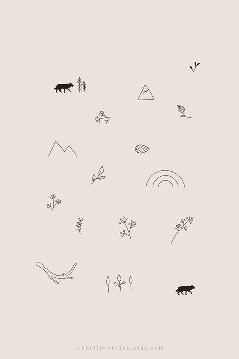 Minimalist Tattoo Ideas Creative, Drawings Of Nature, Rustic Branding, Minimal Drawing, Minimal Illustration, Minimal Drawings, Gems Crystals, Branding Typography, Tattoos Geometric