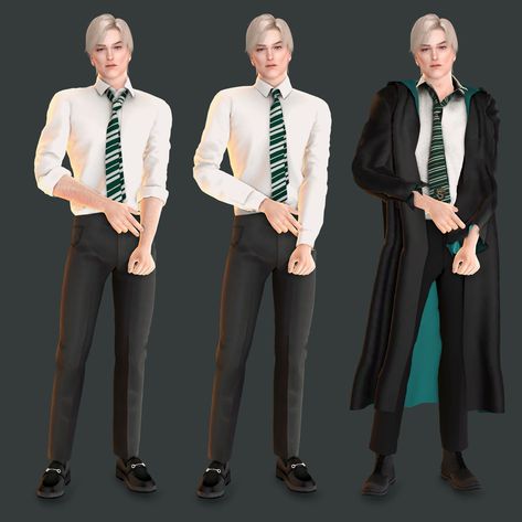 Emily CC Finds — ~Draco Malfoy~ CC included all outfits Download... Draco Sims 4, Hogwarts Uniform Sims 4 Cc, Sims 4 Draco Malfoy, Draco Malfoy Sims 4 Cc, Sims 4 Harry Potter Cc Clothes, Sims4 Harry Potter Cc, Sims 4 Wand Cc, Sims 4 Cc Harry Potter Uniform, Ts4 Harry Potter Cc