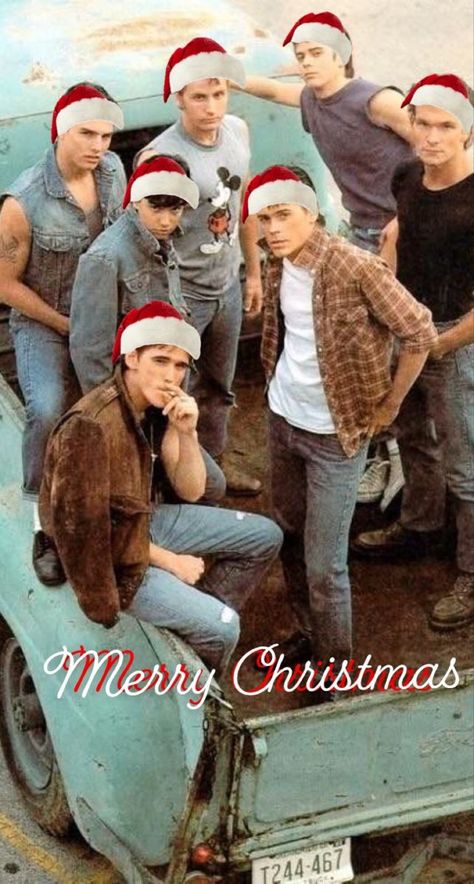 The Outsiders Christmas Wallpaper, The Outsiders Christmas, The Outsiders Wallpapers, Outsider Wallpaper, Outsiders Photos, The Outsiders Wallpaper, Outsiders Wallpaper, Outsiders Quotes, Greaser Aesthetic